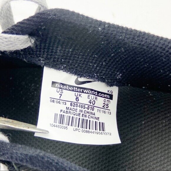 Nike Mens Lunar Flyknit Running Shoes Size 7 Gray Black Knit Low Sneaker Trainer - Picture 8 of 11